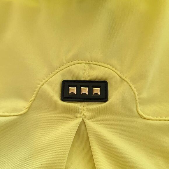 Jamie Sadock Womens Yellow Short Sleeved Golf Top Size M - Picture 8 of 10